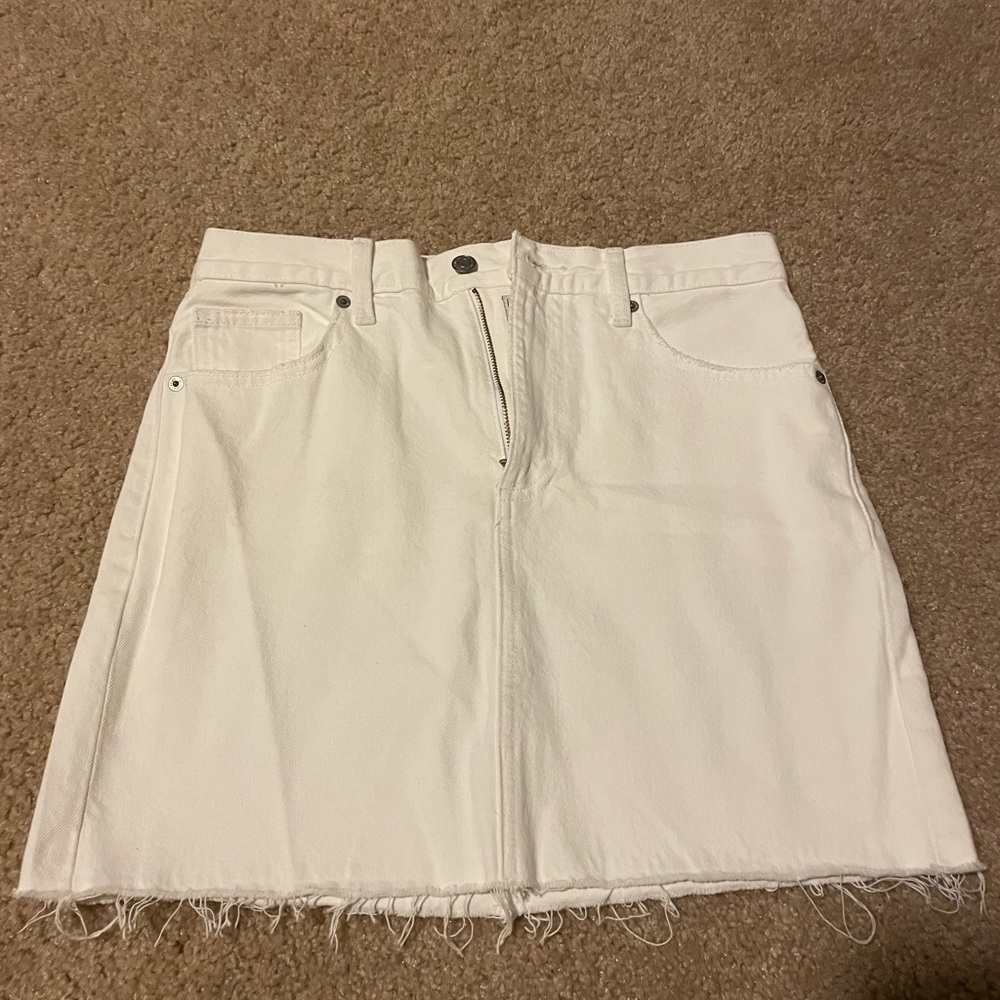 Lucky Brand white Jean skirt